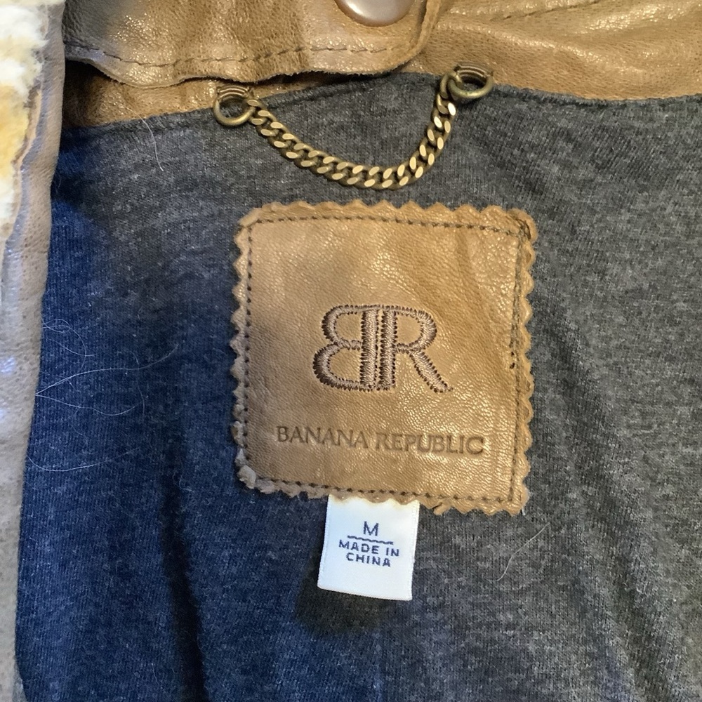 GUC Banana Republic leather jacket - Picture 9 of 9